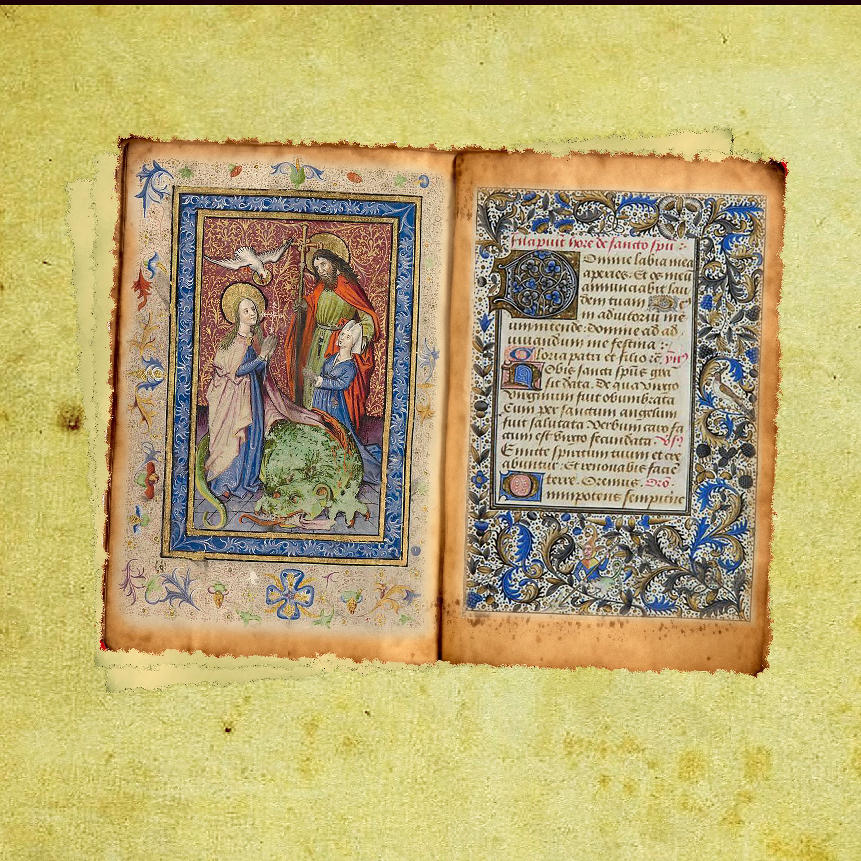 Illuminated Manuscripts Vintage Junk Journal Printable Pages ...