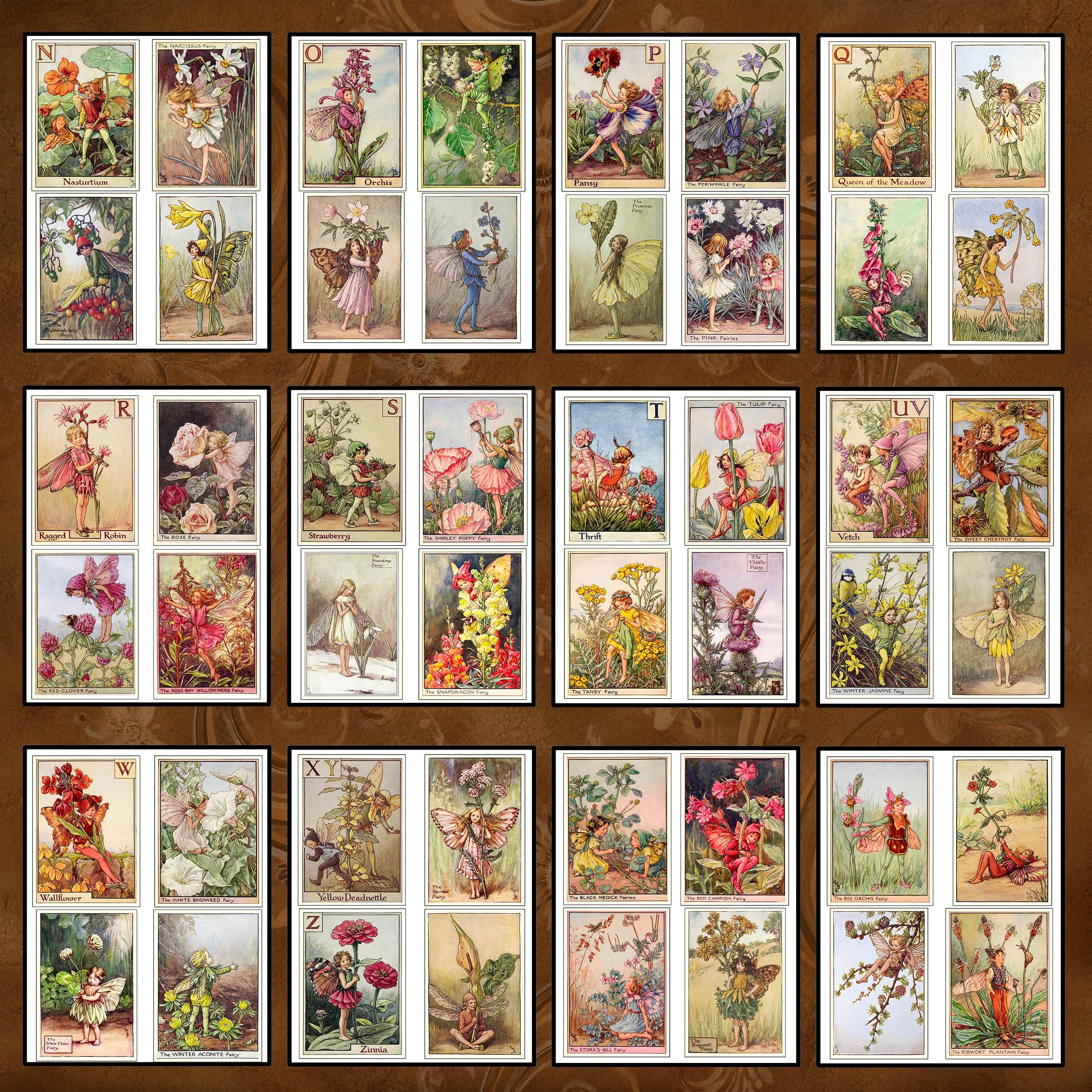 Magical Flower Fairies Junk Journal Ephemera 25 Fantasy Printable Pages ...