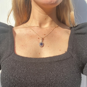 Starfall Necklace | Lavender Purple Necklace | ACOTAR A Court of Thorns and Roses Inspired Bookish Jewelry SJM TOG Rhysand Cassian Azriel