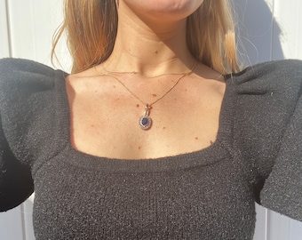 Starfall Necklace | Lavender Purple Necklace | ACOTAR A Court of Thorns and Roses Inspired Bookish Jewelry SJM TOG Rhysand Cassian Azriel