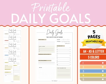 Printable Planner PDF - Etsy