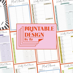 Printable Planner PDF - Etsy