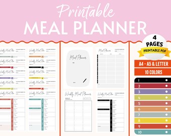 Printable Planner PDF - Etsy