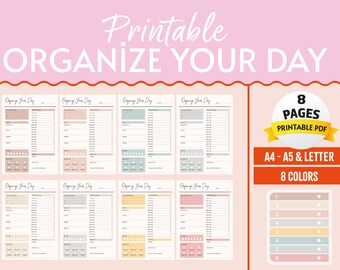 Printable Planner PDF - Etsy