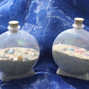 Handmade Beach in a Bottle Desk and Home Decor, Housewarming Gift