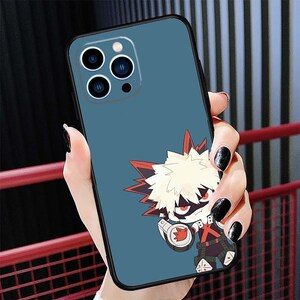  Phone Case Katsuki Aesthetic Bakugo Shockproof Cover Funny  Compatible with iPhone 15 14 13 12 11 X Xs Xr 8 7 6 6s Plus Mini Pro Max  Transparent : Cell Phones & Accessories