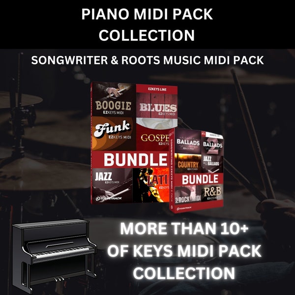 Piano MIDI pack ! 2 Bundle pack