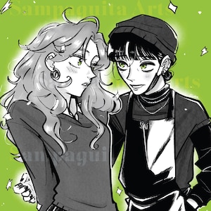 Estampado de Yuri verde