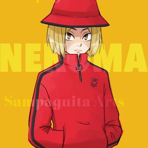 Volleyball Anime Kenma Kozume Print