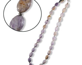 Bohemian Lavender Stone Necklace