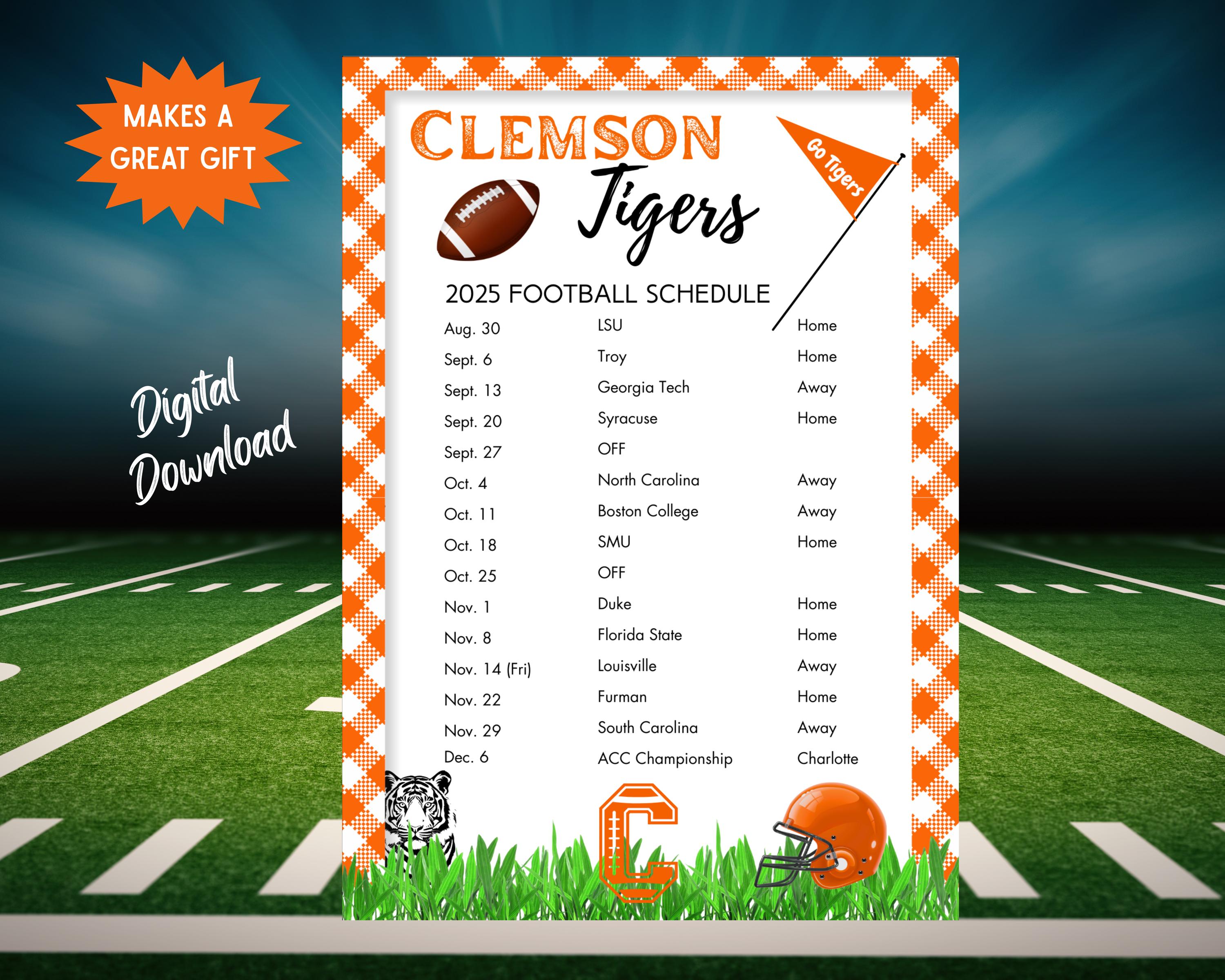 Tigers Football Schedule How To Watch Clemson Game Today How To