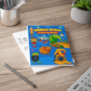 Italian Brainrot Crazy Animal Adventures Coloring Book – Unique & Wacky Characters for Kids 29 pages