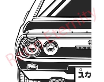 Nissan Skyline C110 Kenmery: The Iconic Rear View