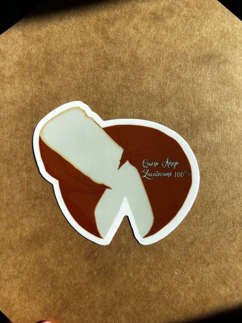 Queso Sticker Cheese Lover Sticker Queso Zacatecano Etsy