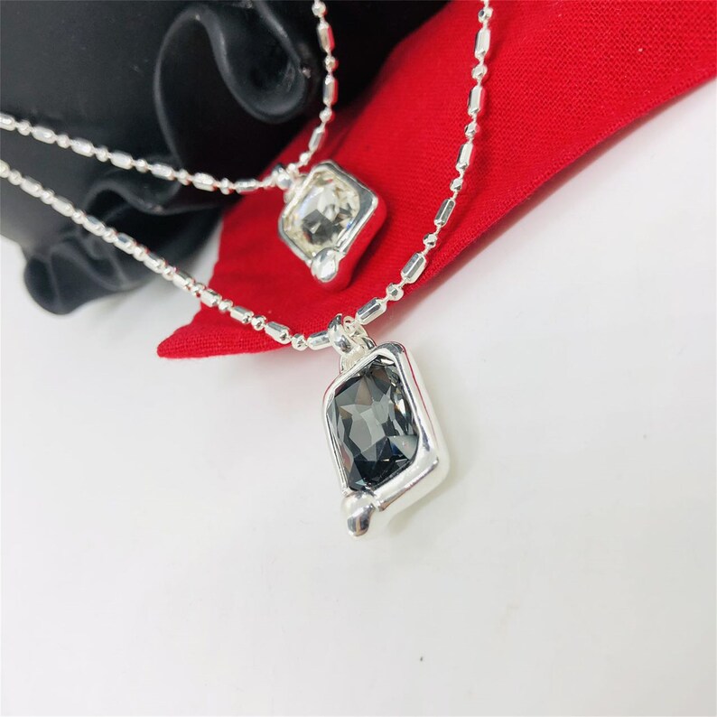 UNO De 50 MARVELLOUS Necklace With 2 Fine Silver Chains and 2 Central ...