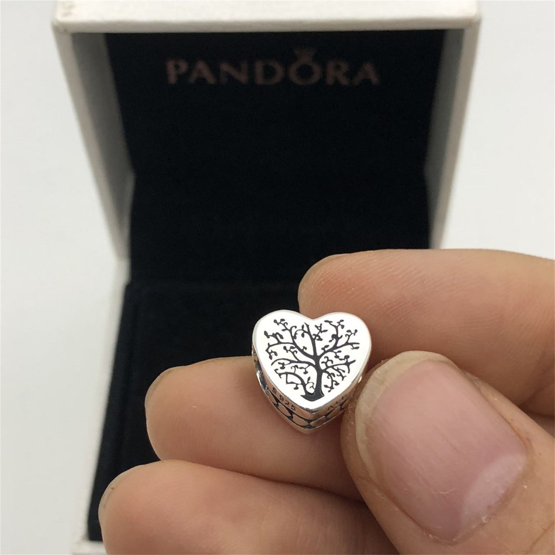 Pandora Grandma Charm Exclusive Heart Bead Charm, S925 Sterling Silver