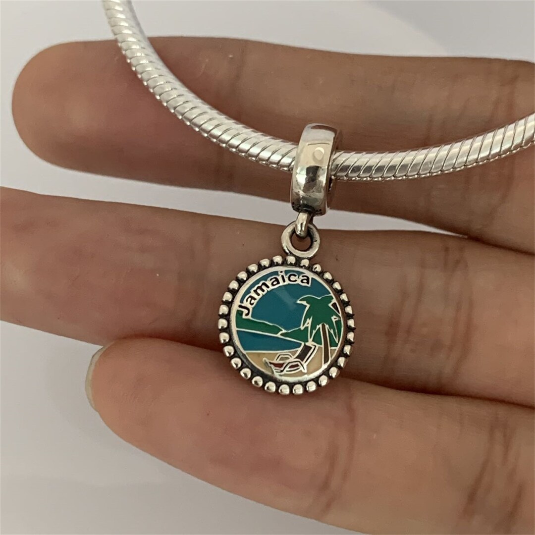 Pandora Jamaica Exclusive Charm Beach Charm Travel Pendant Etsy