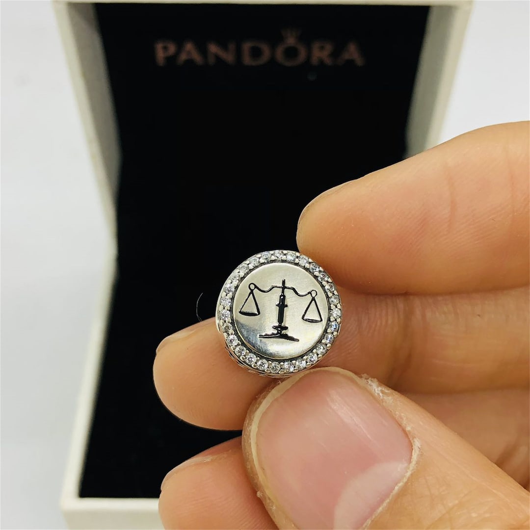 Pandora Scales of Justice Charm Judge Lawyer Attorney Law Student