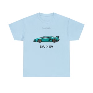 SVJ &gt; SV  -  T-SHIRT  -  Lamborghini Aventador | Limited Edition Premium Sport T-Shirt | Unique Design | Exclusive Car enthusiast Gift
