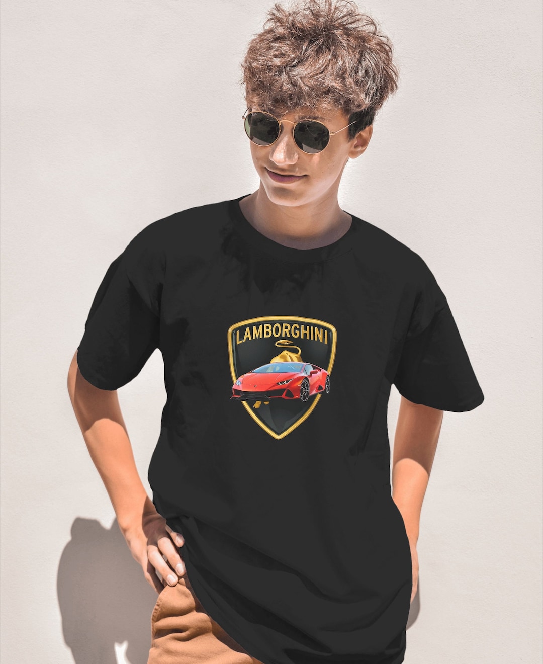 Tシャツ・カットソー COTTON LAMBORGHINI T-SHIRT Lamborghini T-shirt | Lamborghini Logo | Unisex | for Men