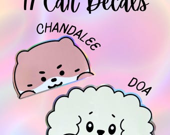 Seventeen Miniteen Peeker Car Decals | Chandalee | Doa