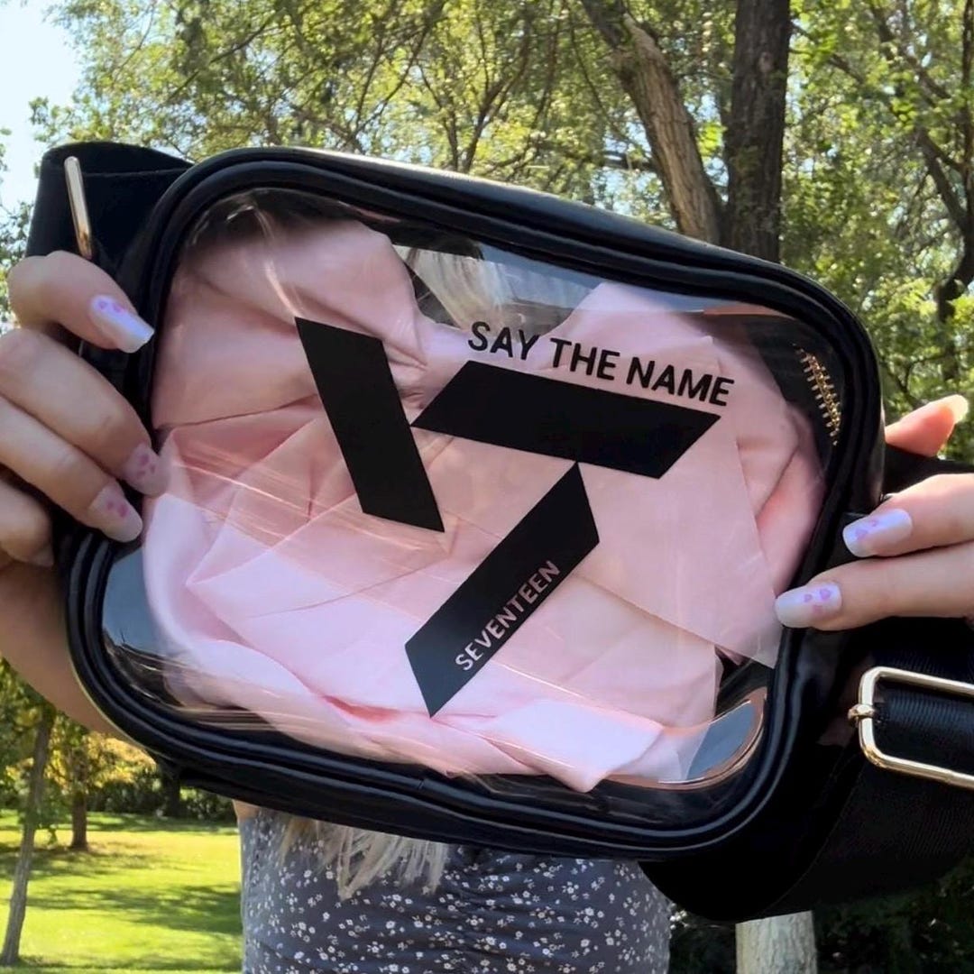 Seventeen Concert Clear Bag | Seventeen Purse | Seventeen Tour