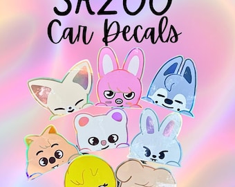 Calcomanías para autos Stray Kids SKZOO Peeker / Calcomanías Stray Kids / Calcomanía SKZOO / Calcomanía SKZ / skzoo / Calcomanías skzoo
