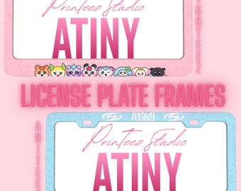 Aniteez & Mighteez License Plate Frames