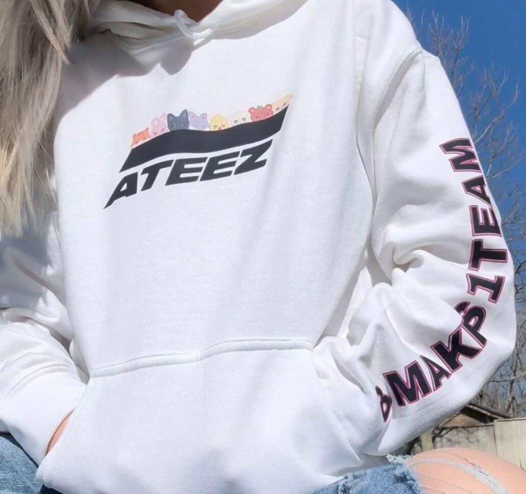 ATEEZ×ANITEEZ HOODIE Aniteez Logo Hoodie & Sweatshirt - Etsy