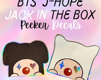 Jack in the box Peeker Car Decals