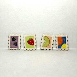 Fruit Stamp Magnets