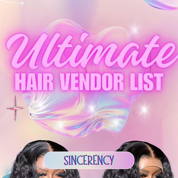 Vendor Hair List Etsy