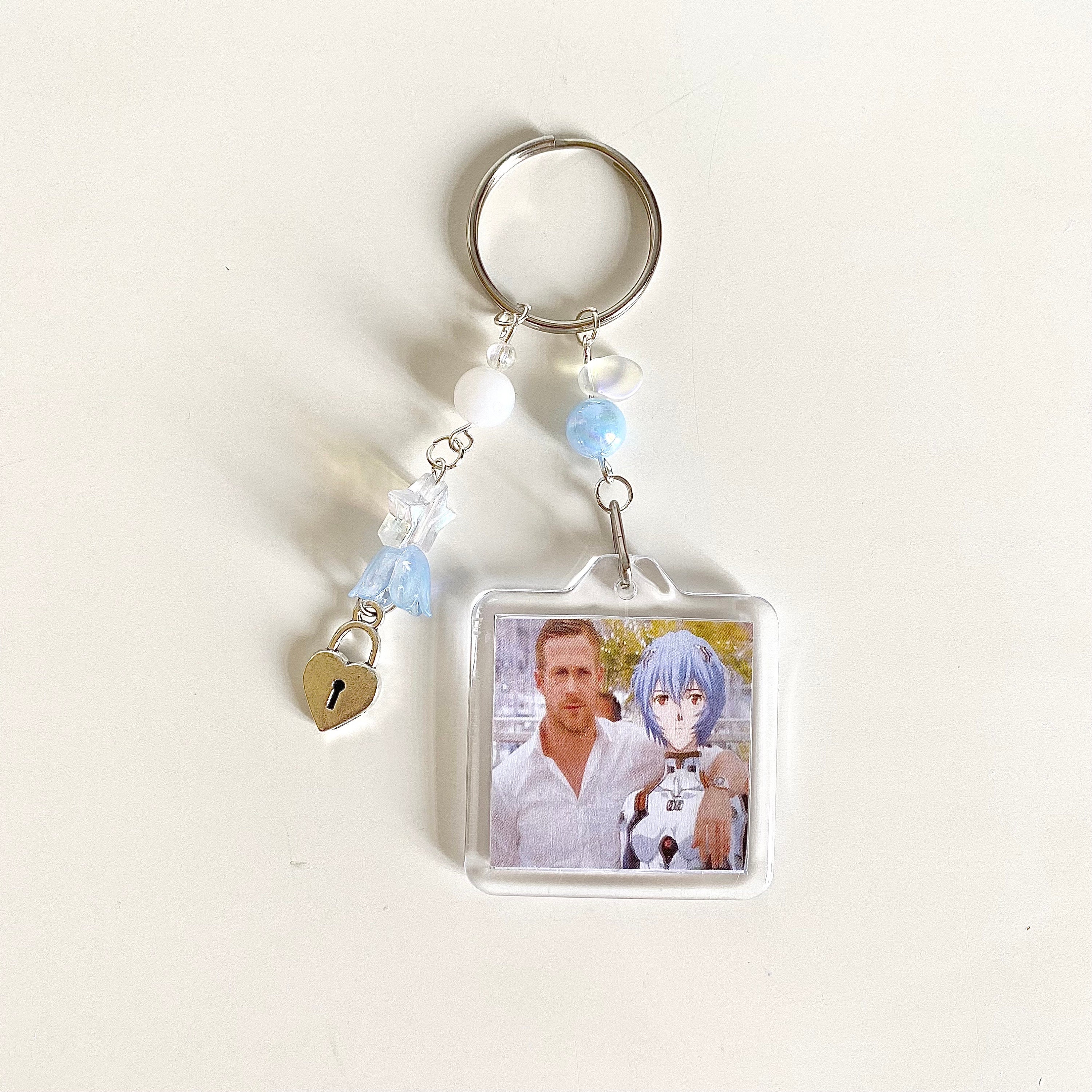 Handmade Picture Frame Keychains Etsy