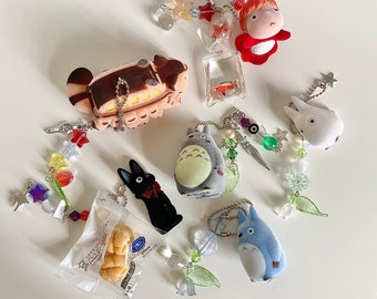 Studio Ghibli Beaded Keychains