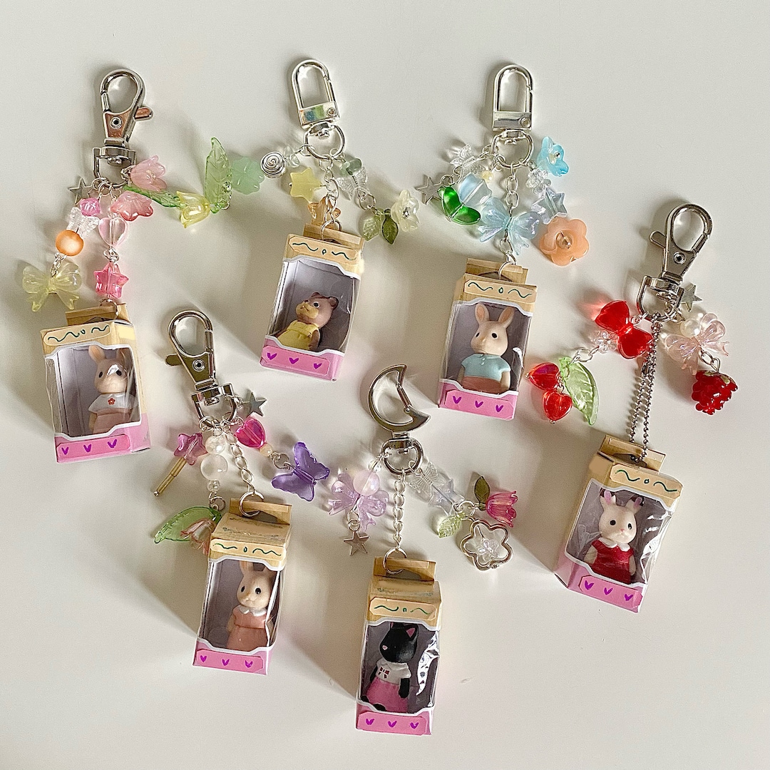 Calico Critters Miniature Keychain Etsy