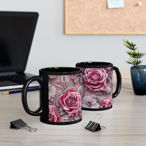 Realistic Roses, Coffee Cup, Mug 11oz