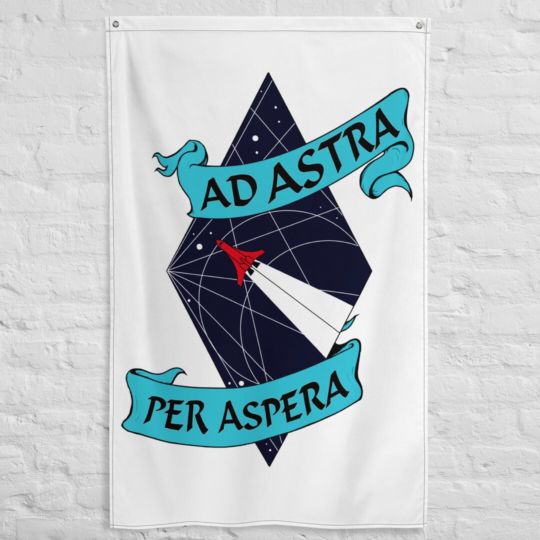 Ad Astra per Aspera Flag - Etsy