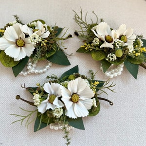 Arwen/LOTR Inspired Woodland Wedding Corsage | Faux Greenery & Blossoms | Cottagecore | Nature Wedding | Fairy | Enchanted Forest