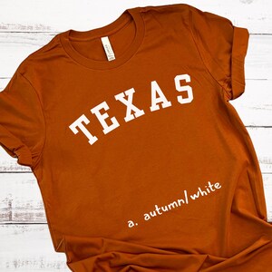 Texas Gameday Shirt, Unisex Bella Canvas Tee, Football Fan Gift image 1