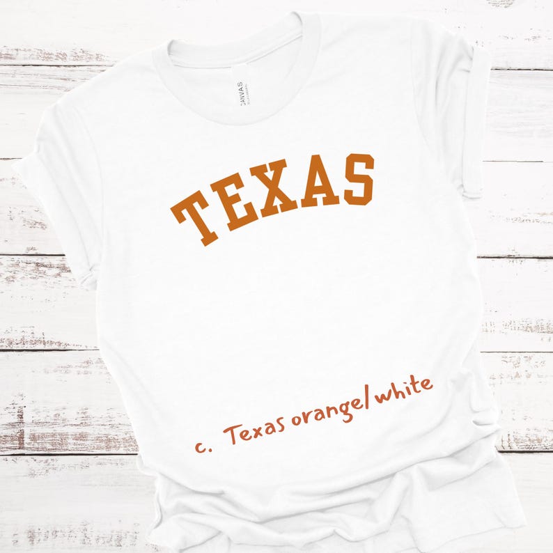 Texas Gameday Shirt, Unisex Bella Canvas Tee, Football Fan Gift image 3