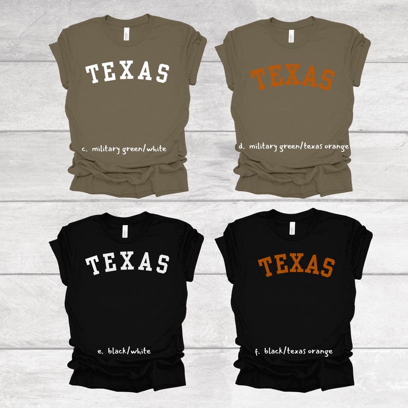 Texas Gameday Shirt, Unisex Bella Canvas Tee, Football Fan Gift image 4