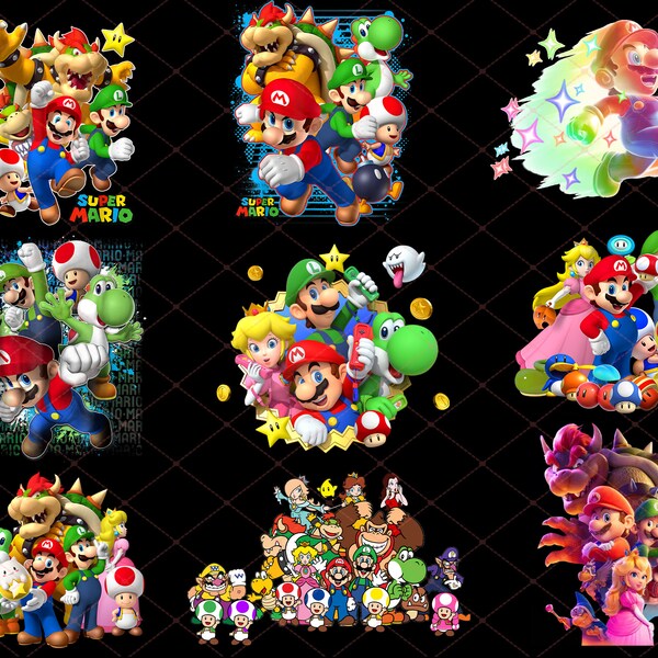 Super Mario Printable - Etsy