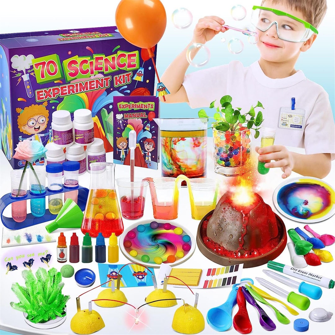 70 Lab Experiments Science Kits for Kids Age 46812 Educational