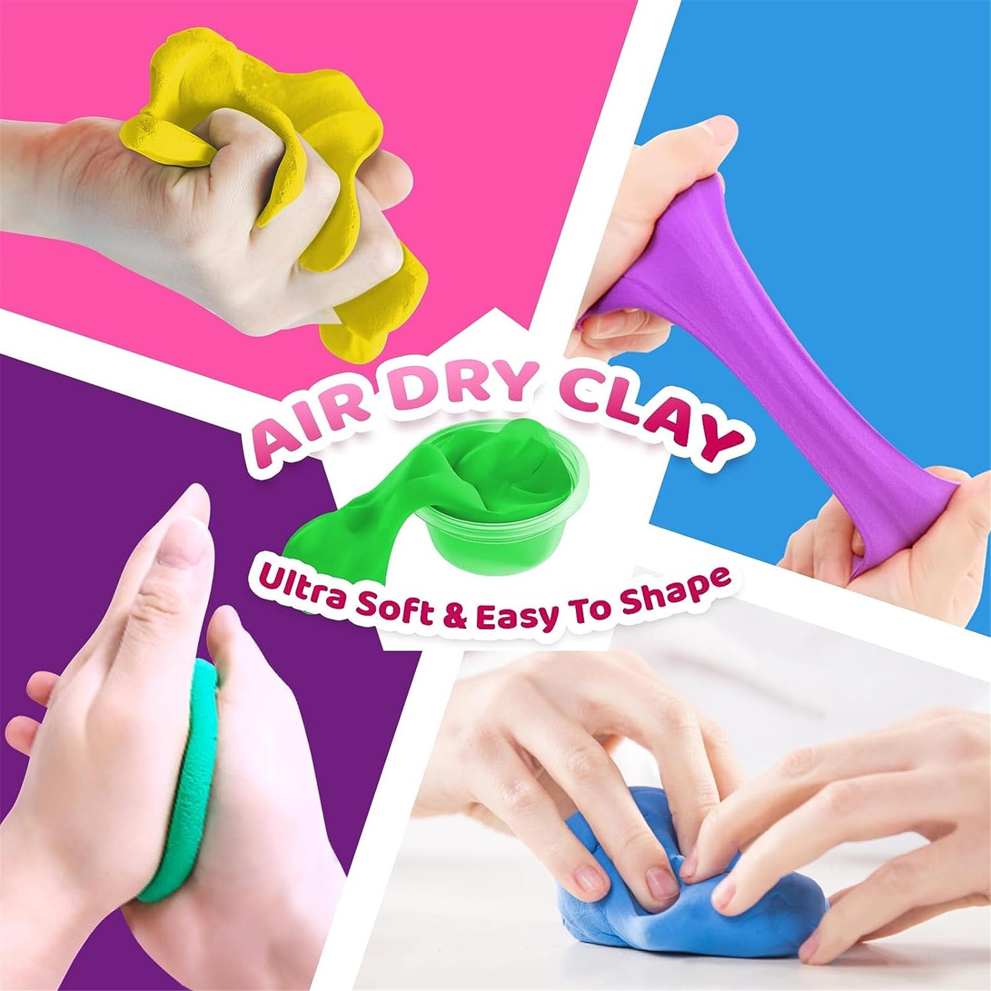 Titoclar Arts & Crafts for Kids Ages 8-12 6-8 4-8, Air Dry Clay