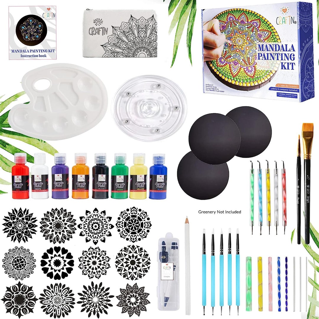 Mandala Painting Kit DIY Mandala Art and Craft Dotting Kit for Teen