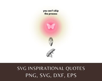 Butterfly SVG Quotes: Wellness & Success Graphics (Commercial Use)