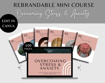 Overcoming Stress and Anxiety Done For You Coaching Program for Life, Anxiety,  Wellness, and Health Coaches, Therapists, Meditation Coaches
