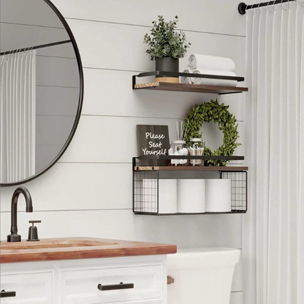 Bathroom Shelves - Etsy