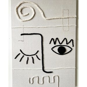Hand Woven Wall Hanging-Contemporary Modern Fiber Wall Art-Contemporary Yarn Wall Tapestry-20x28 inch/50x70 cm