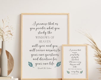 President Nelson Quote – General Conference LDS Printable Decor